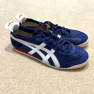 TIGER ONITSUKA MEXICO 66 WOMENS NAVY SIZE 9